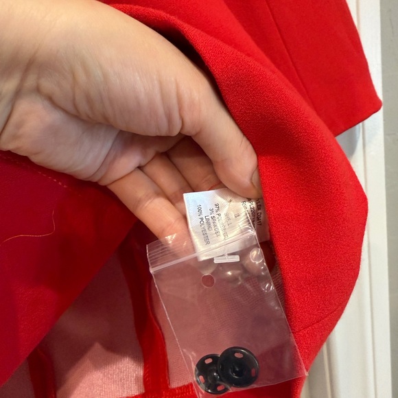 NWOT Lena Bold Red Long Sleeve Blazer Dress - Picture 8 of 9